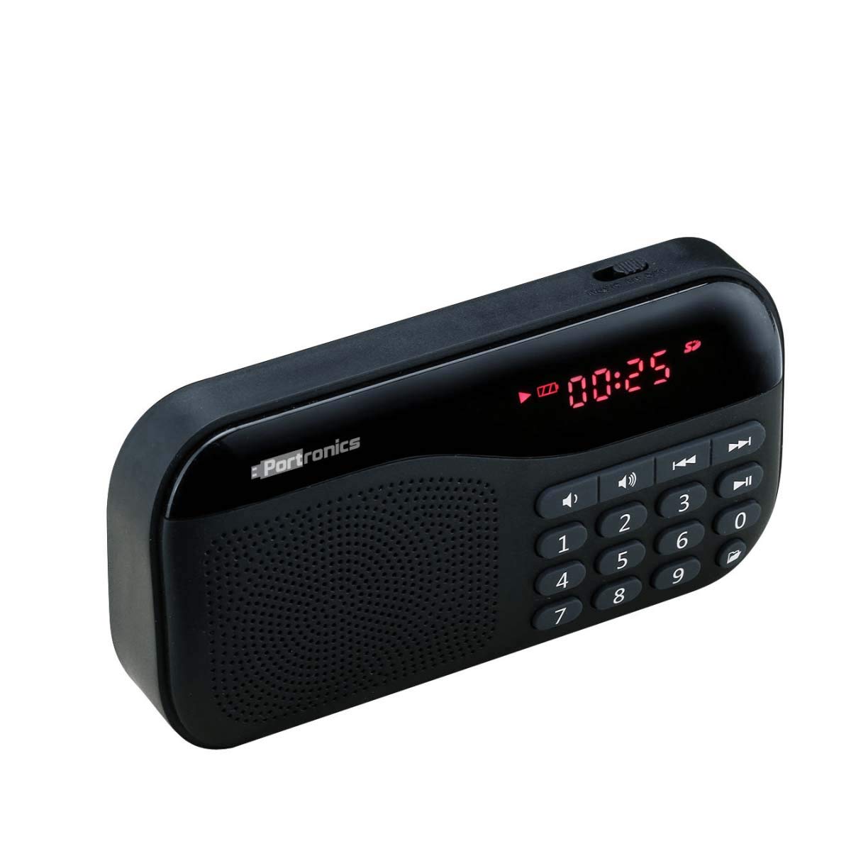 Portronics Plugs FM radio & Micro sd card (MOQ-75)