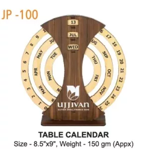 Customized Table Calander Wooden